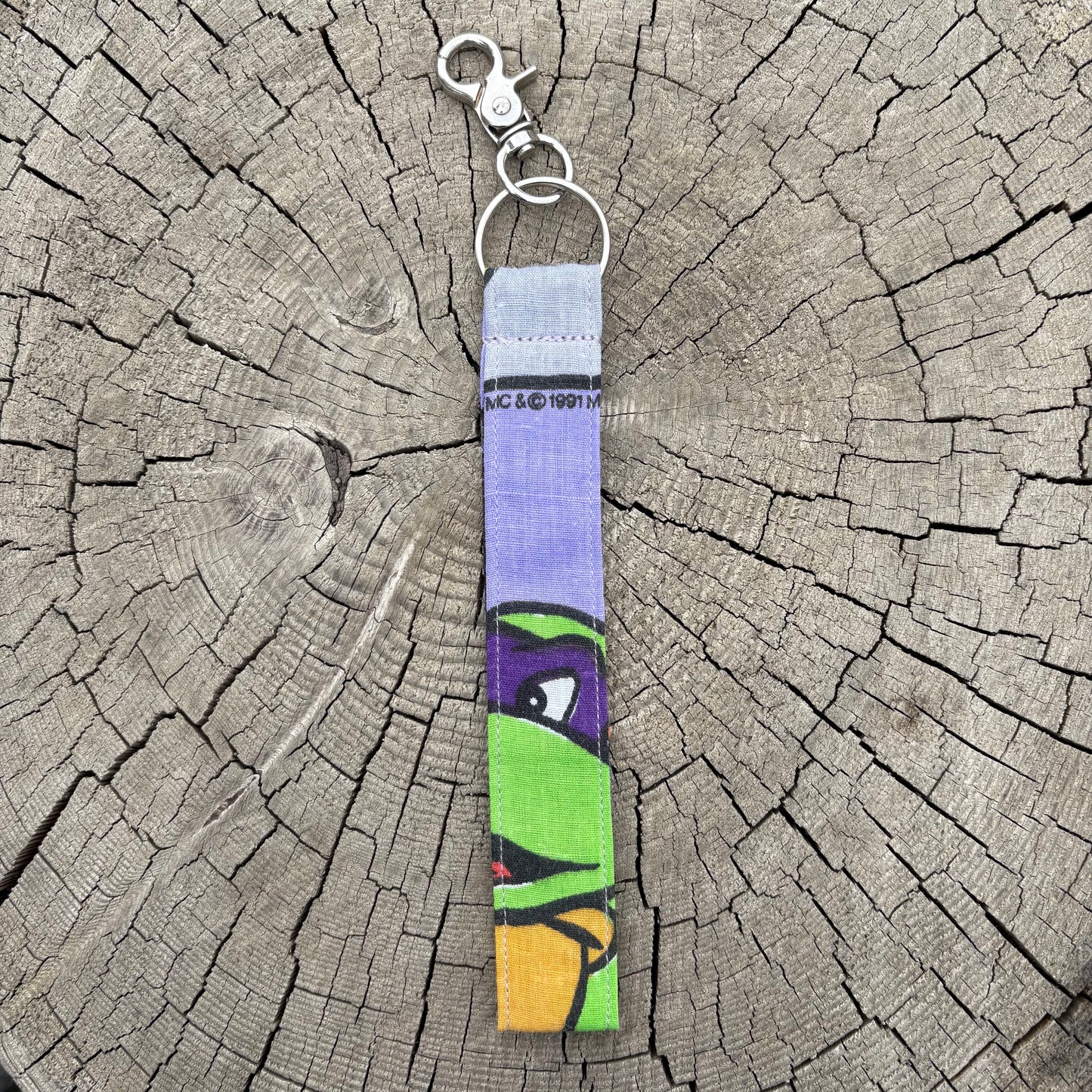 Shell shock keychain