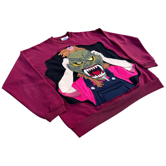 HAUNTED MASK CREWNECK - L