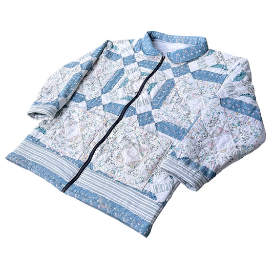 BLUE QUILT JACKET - XL