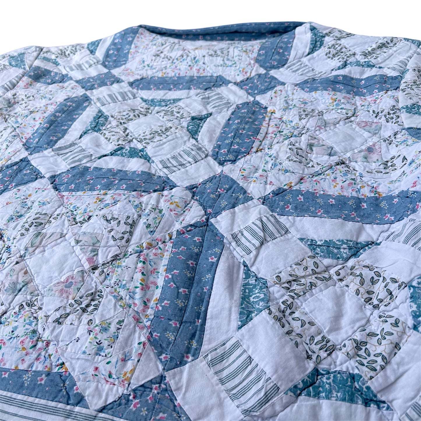BLUE QUILT JACKET - XL
