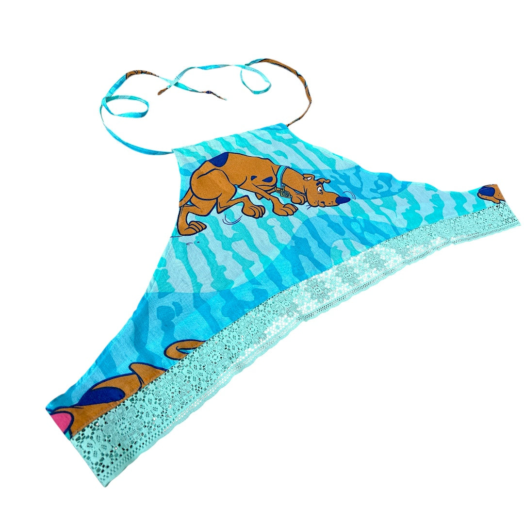 BLUE SCOOBZ HALTER TOP