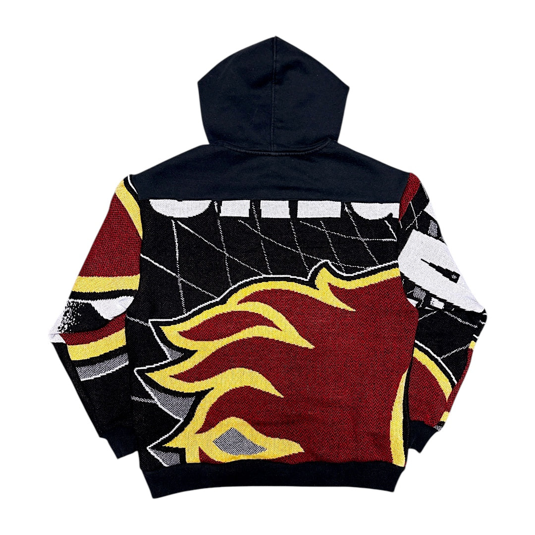 FLAMES HOODIE - M