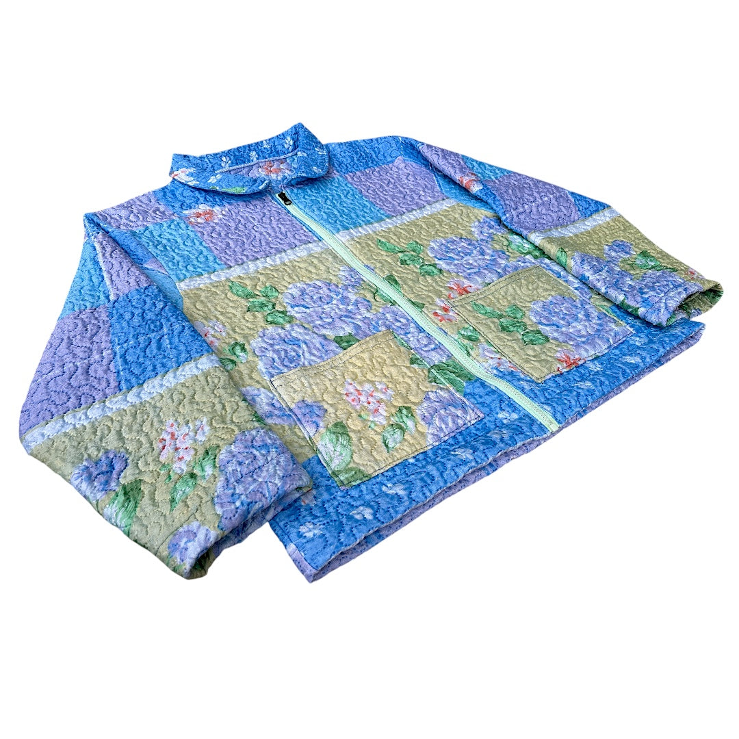 FLORAL QUILT JACKET - L