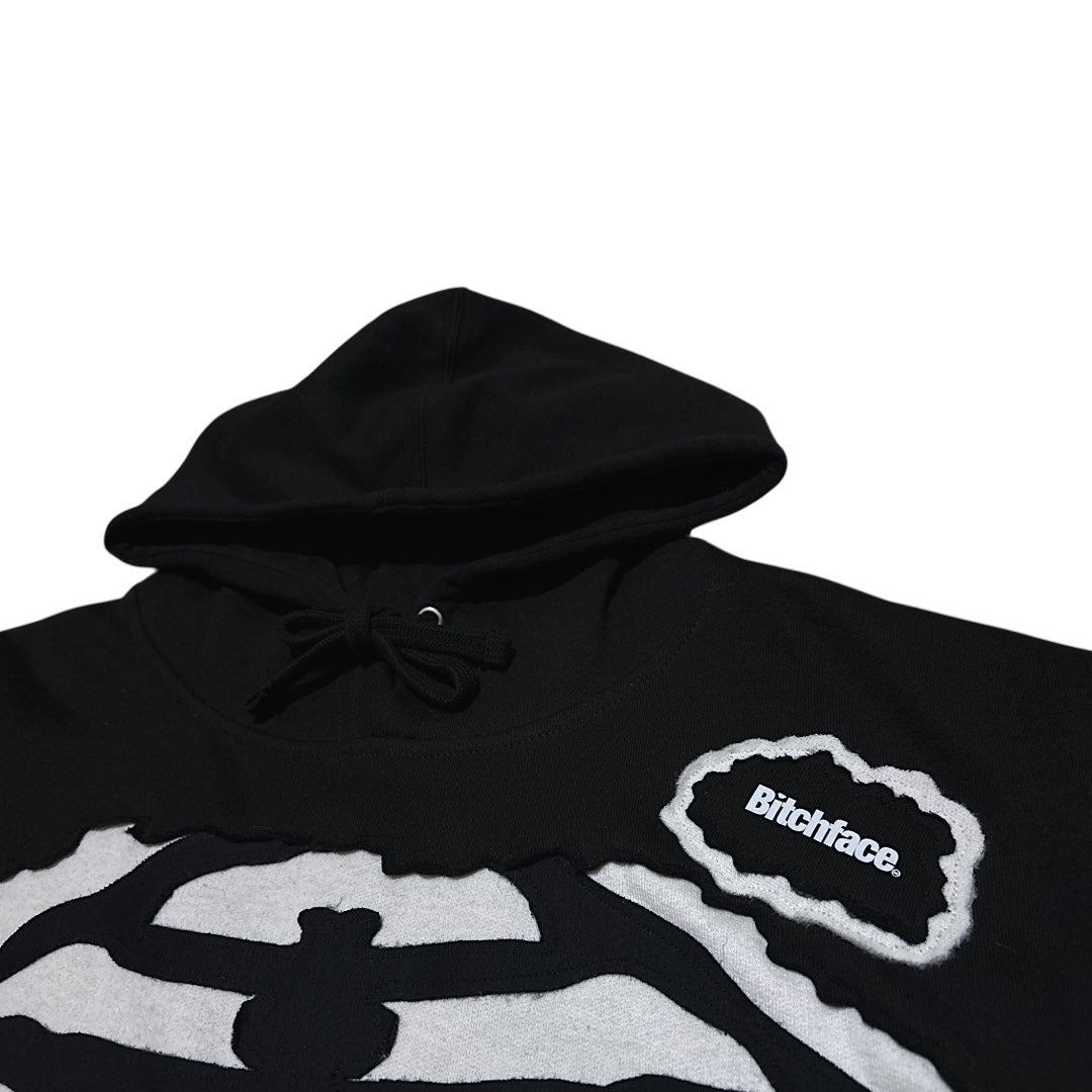 BITCHFACE COLLABORATION HOODIE (The Crow) - L