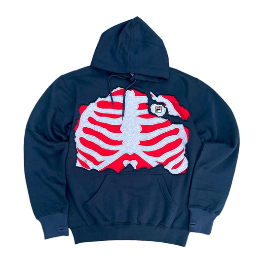 FILA SKELETON HOODIE - L