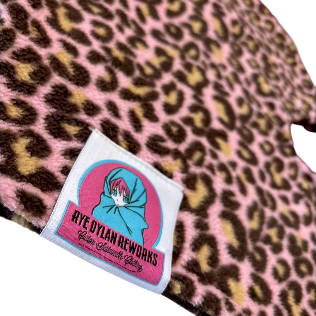 1OF2 PINK CHEETAH BALACLAVA