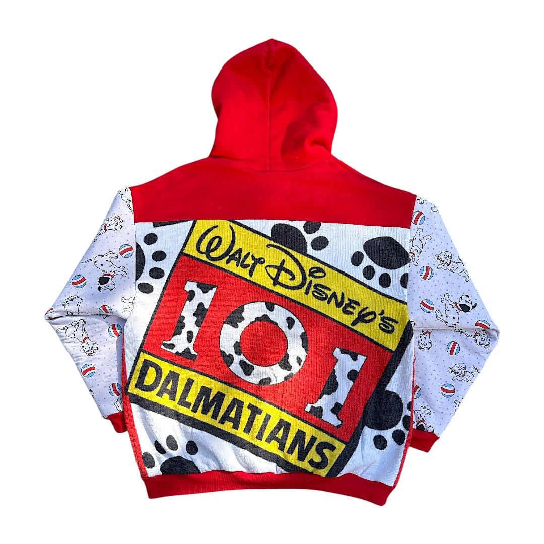 DALMATIAN HOODIE - L