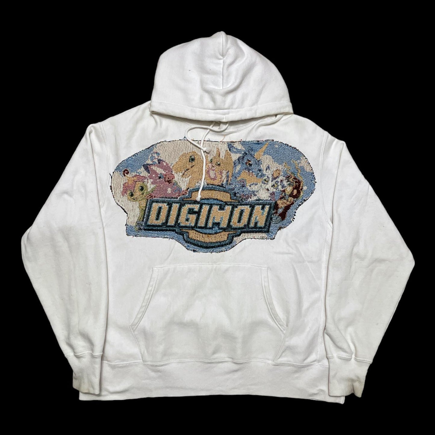DIGIMON X VINTAGE CHAMPION HOODIE - XL