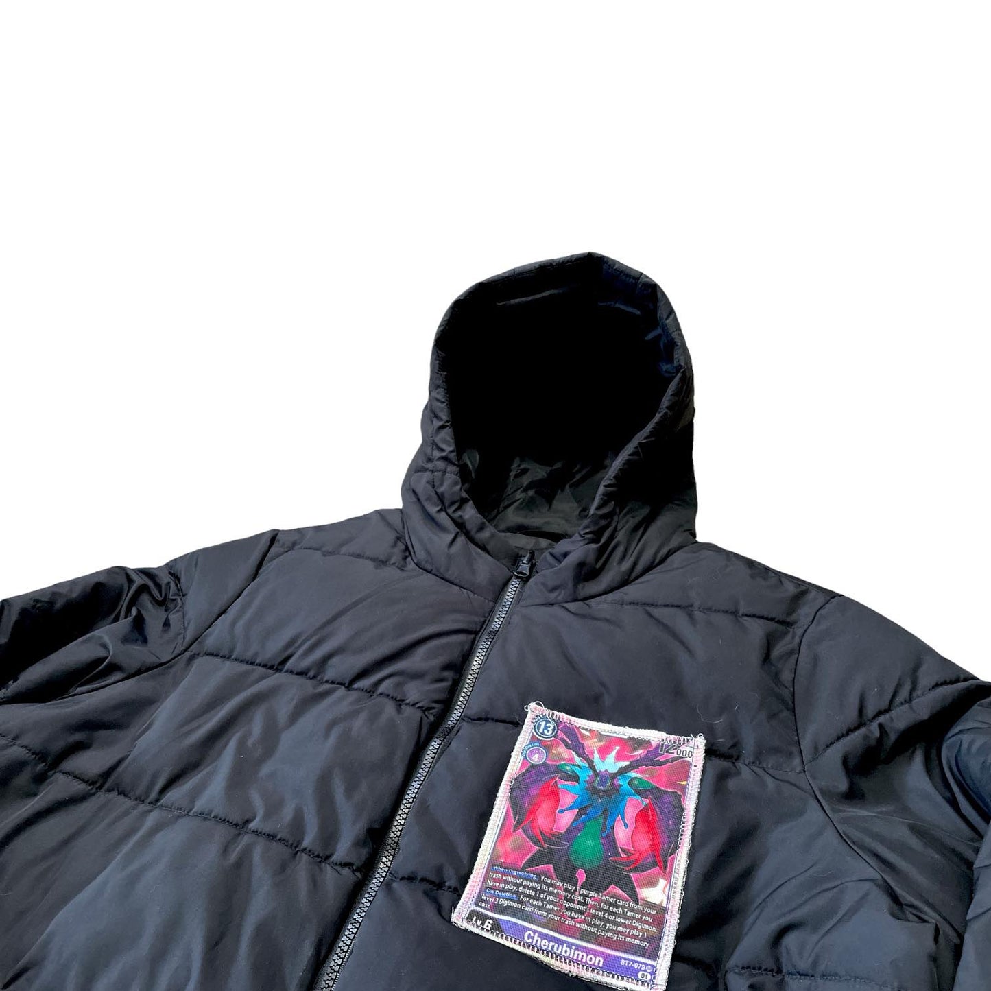DIGIMON PATCH PUFFER JACKET - L