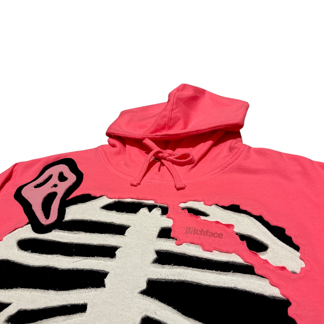 BITCHFACE  COLLABORATION HOODIE (Ghost Face) - L