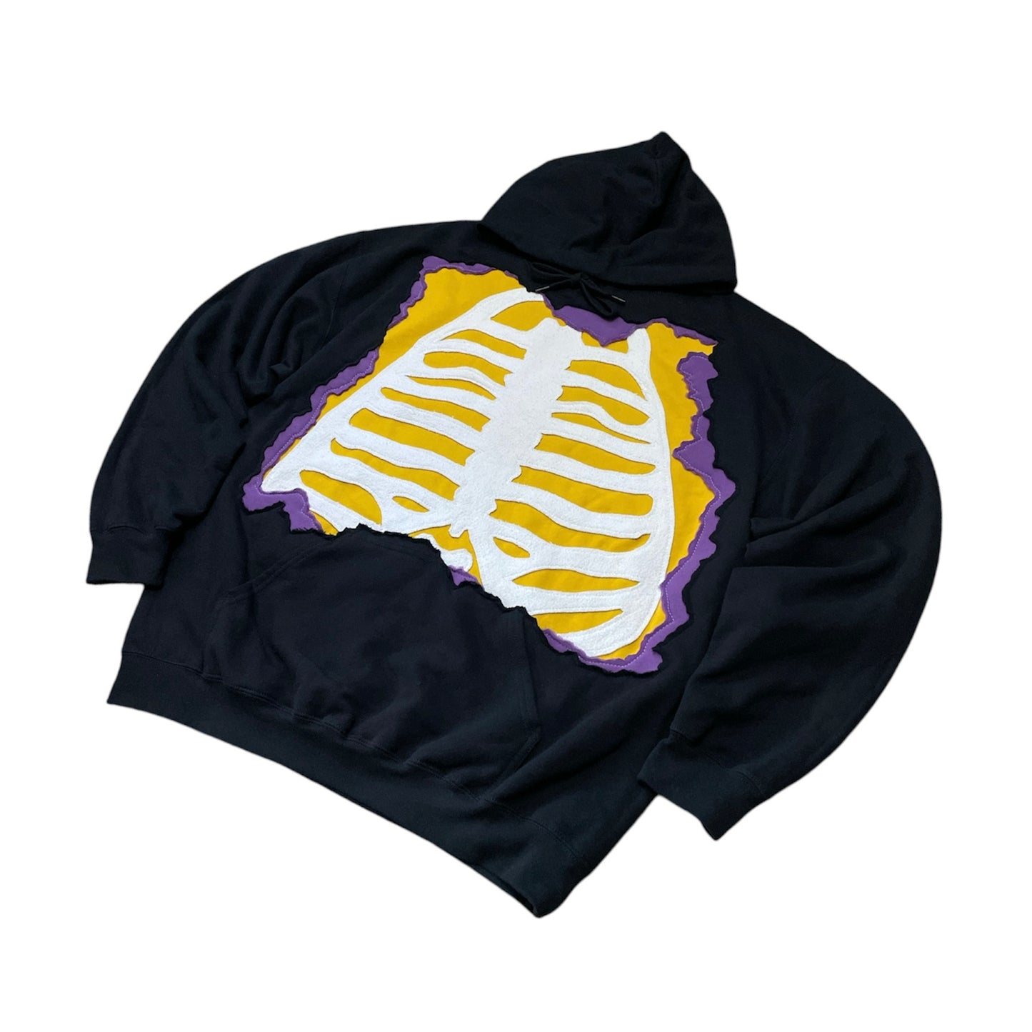 MONSTER MASH SKELETON HOODIE - L