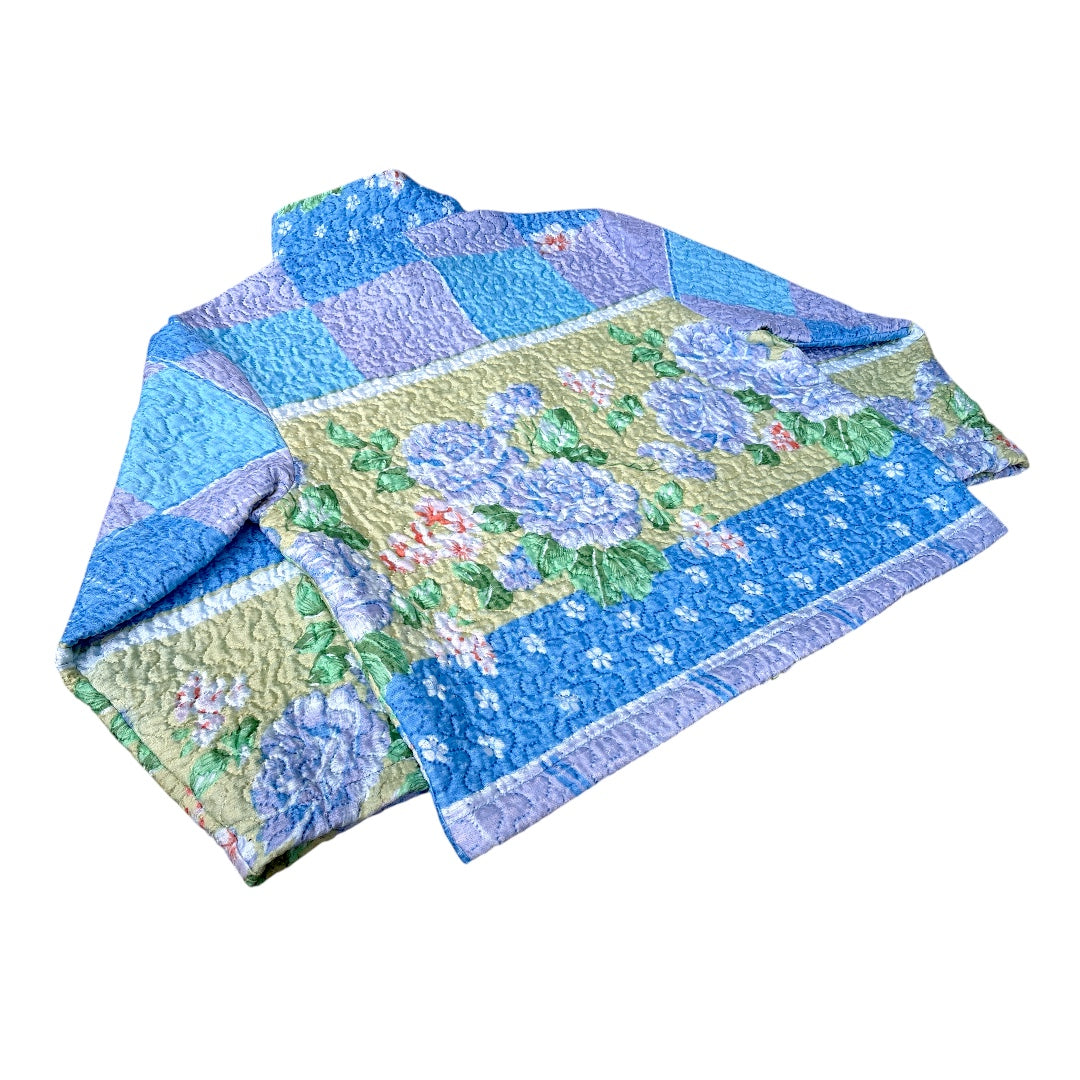 FLORAL QUILT JACKET - L