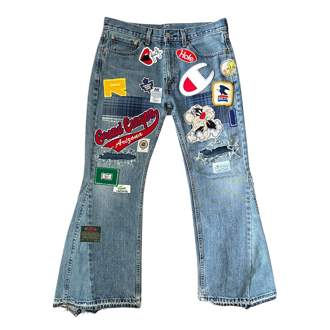 VINTAGE PATCHWORK JEANS