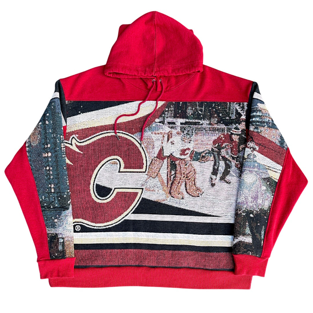 FLAMES HOODIE - XXL