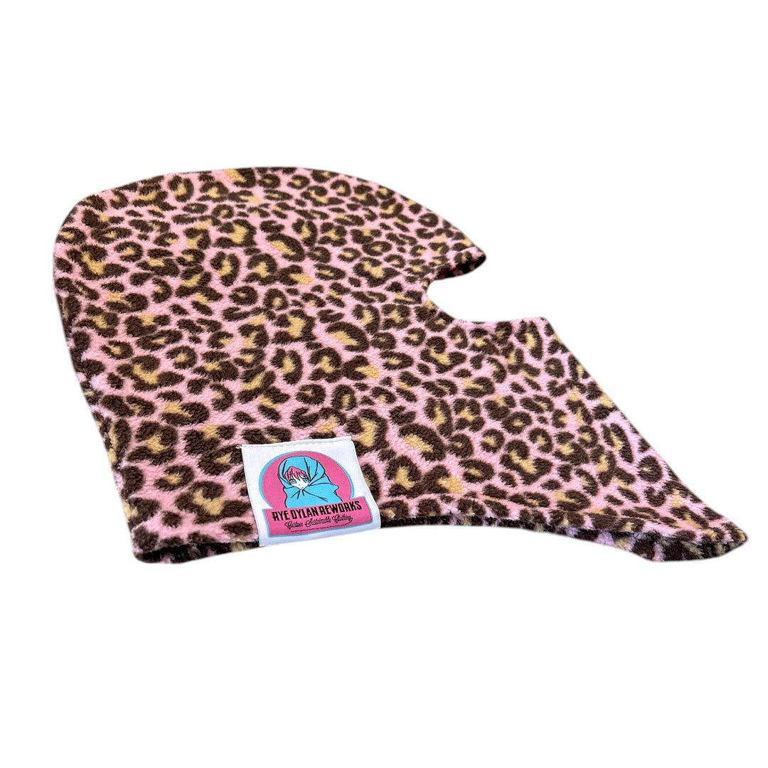 1OF2 PINK CHEETAH BALACLAVA