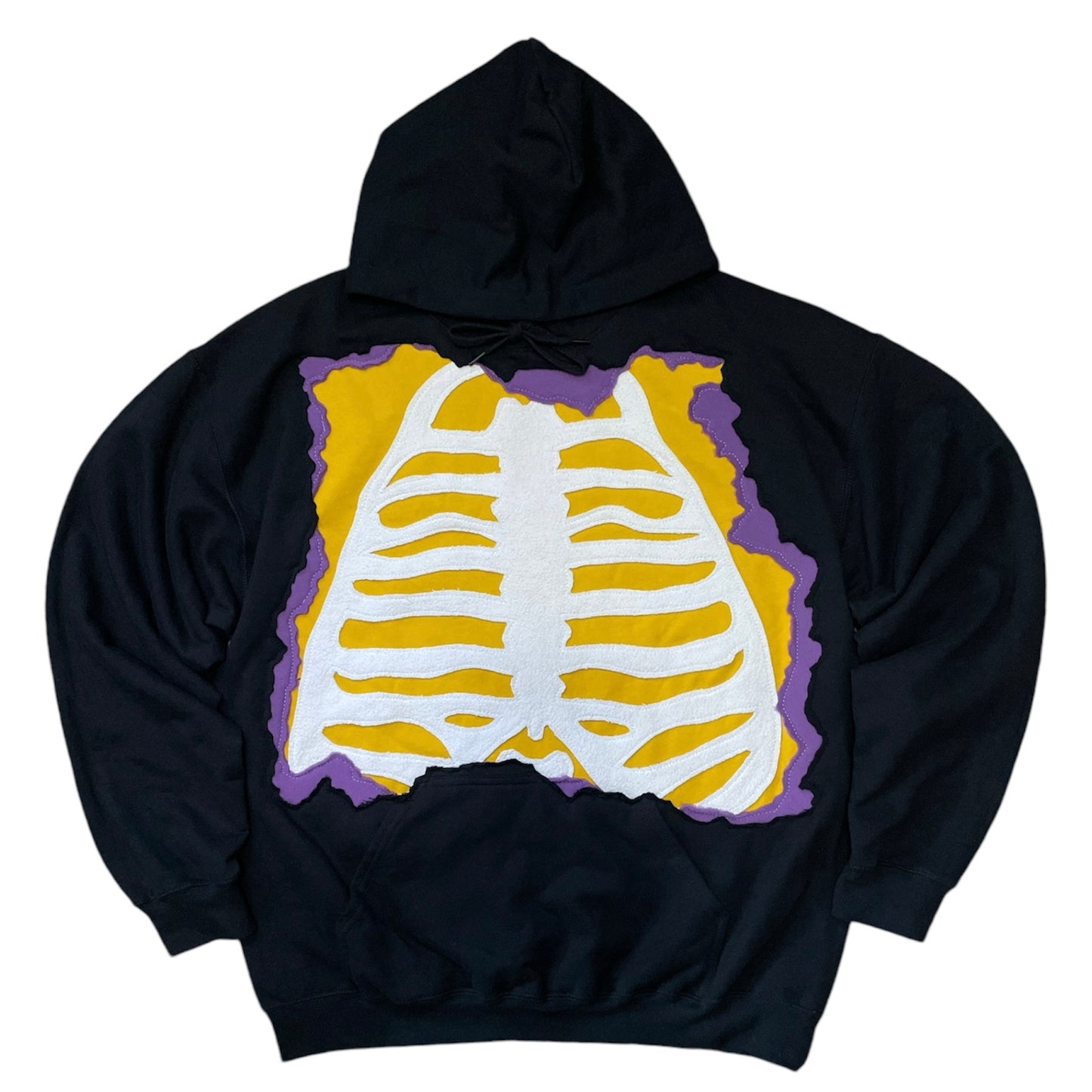 MONSTER MASH SKELETON HOODIE - L