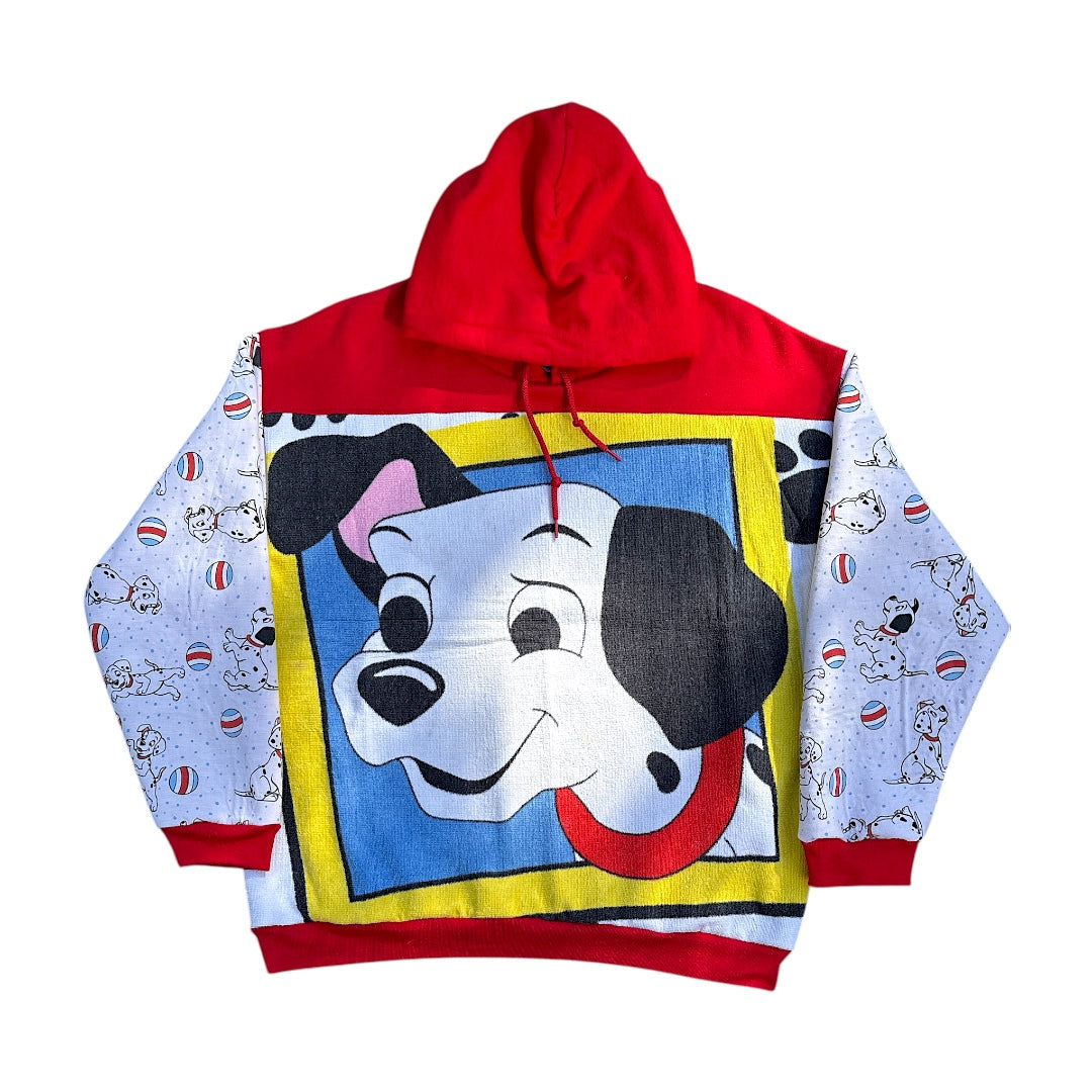 DALMATIAN HOODIE - L