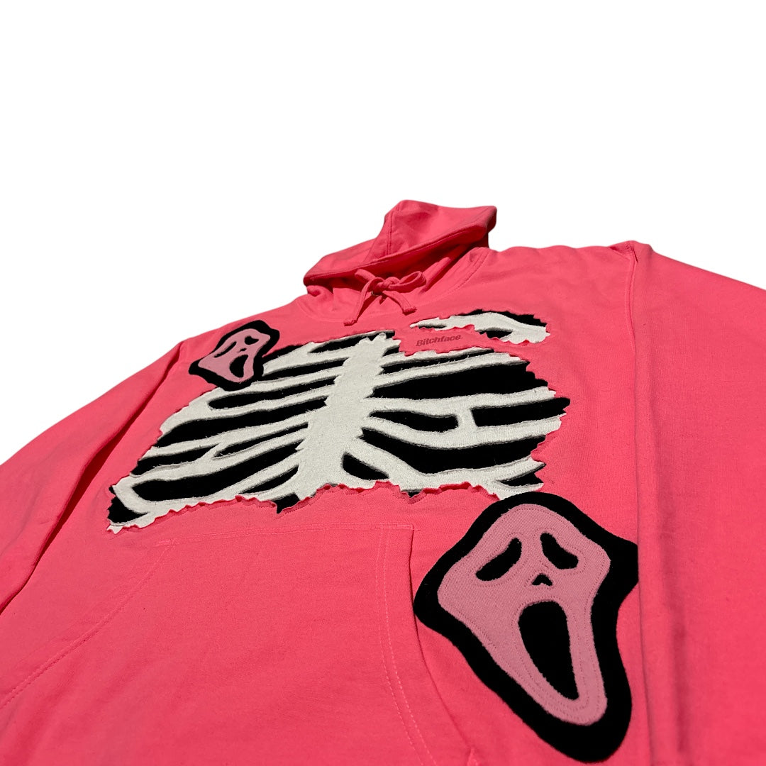 BITCHFACE  COLLABORATION HOODIE (Ghost Face) - L