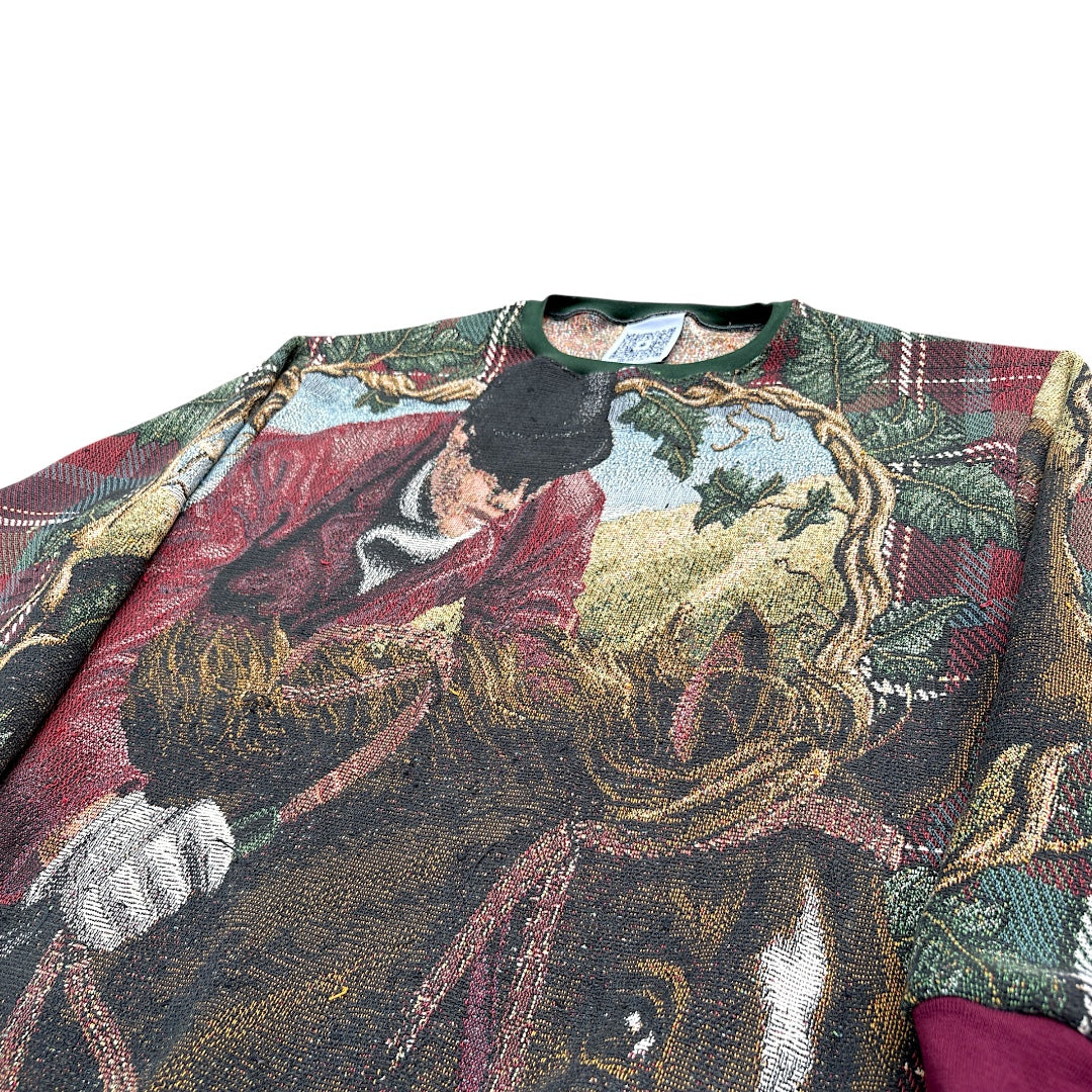 JUMPING HORSES CREWNECK - XL