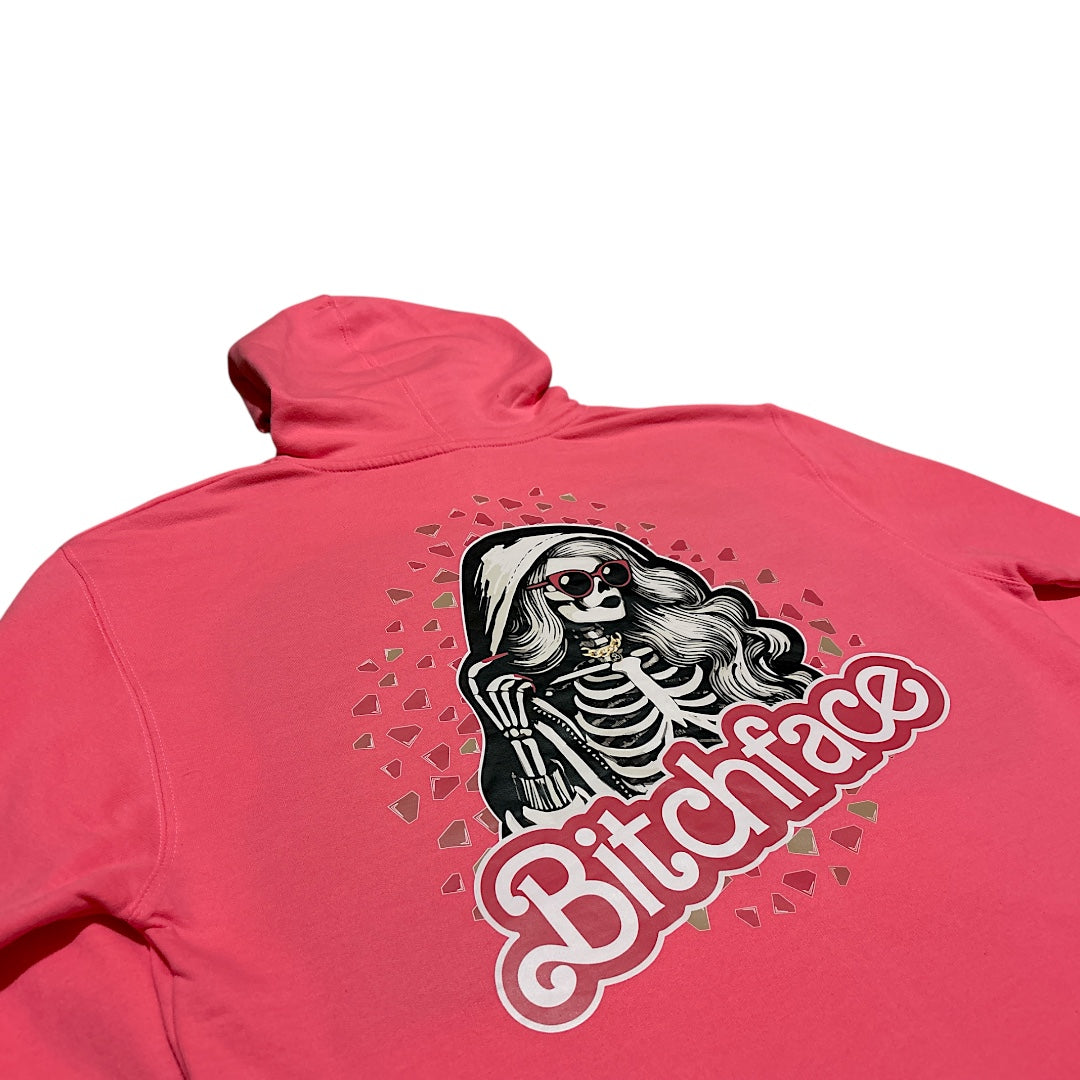 BITCHFACE  COLLABORATION HOODIE (Ghost Face) - L
