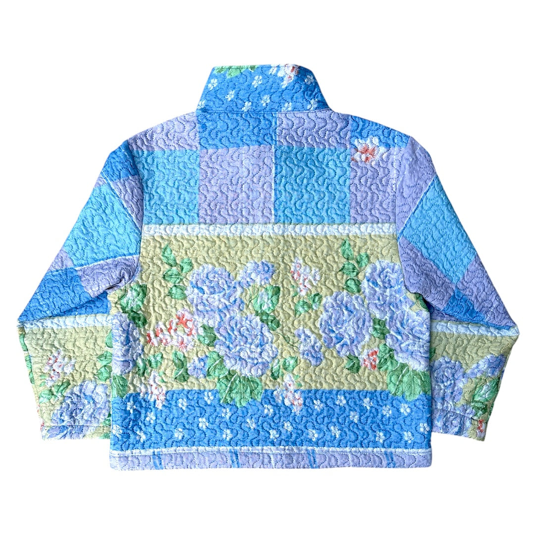FLORAL QUILT JACKET - L