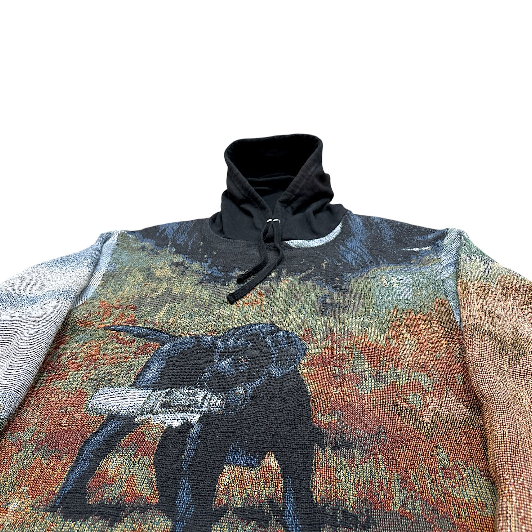 BLACK LAB HOODIE - XL