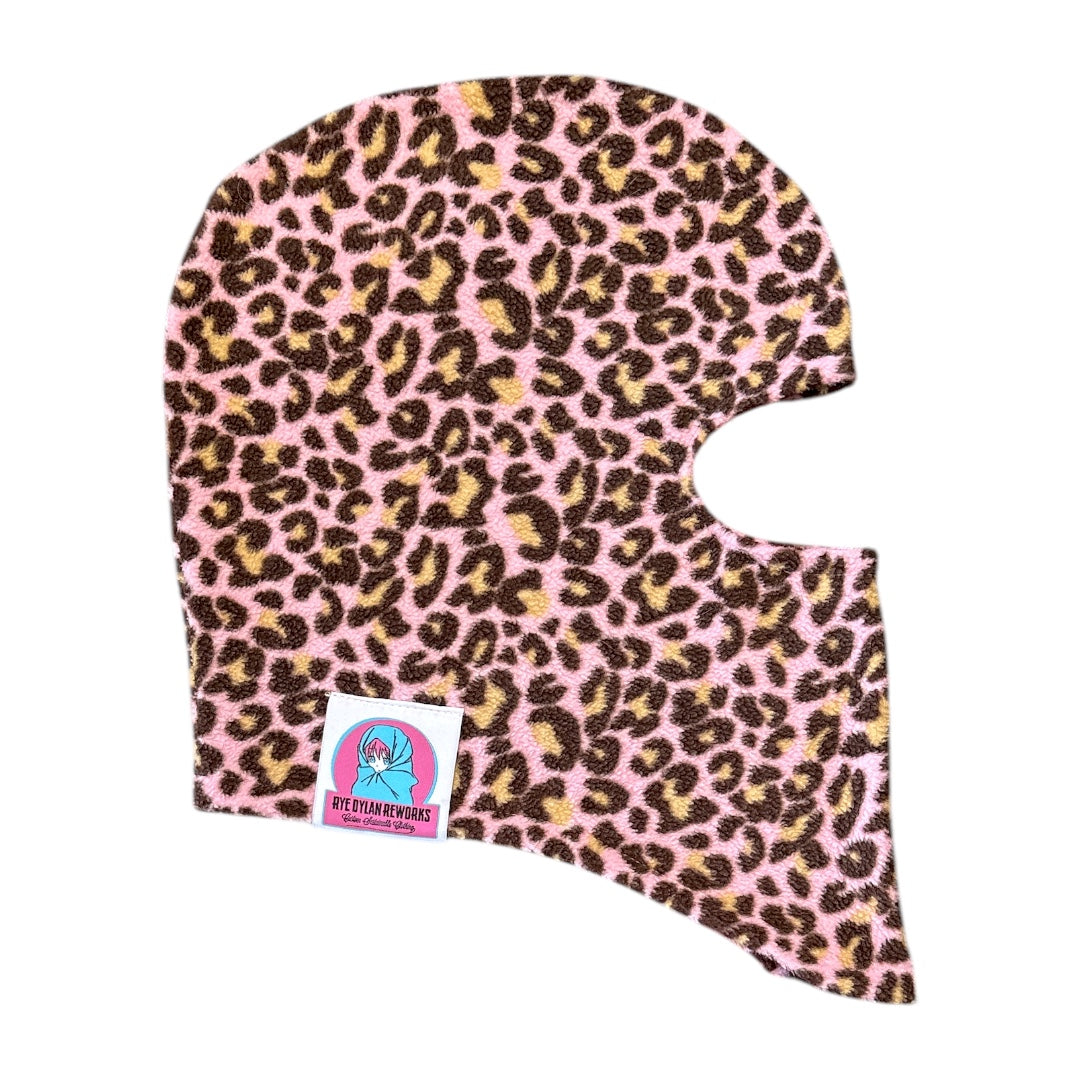 1OF2 PINK CHEETAH BALACLAVA