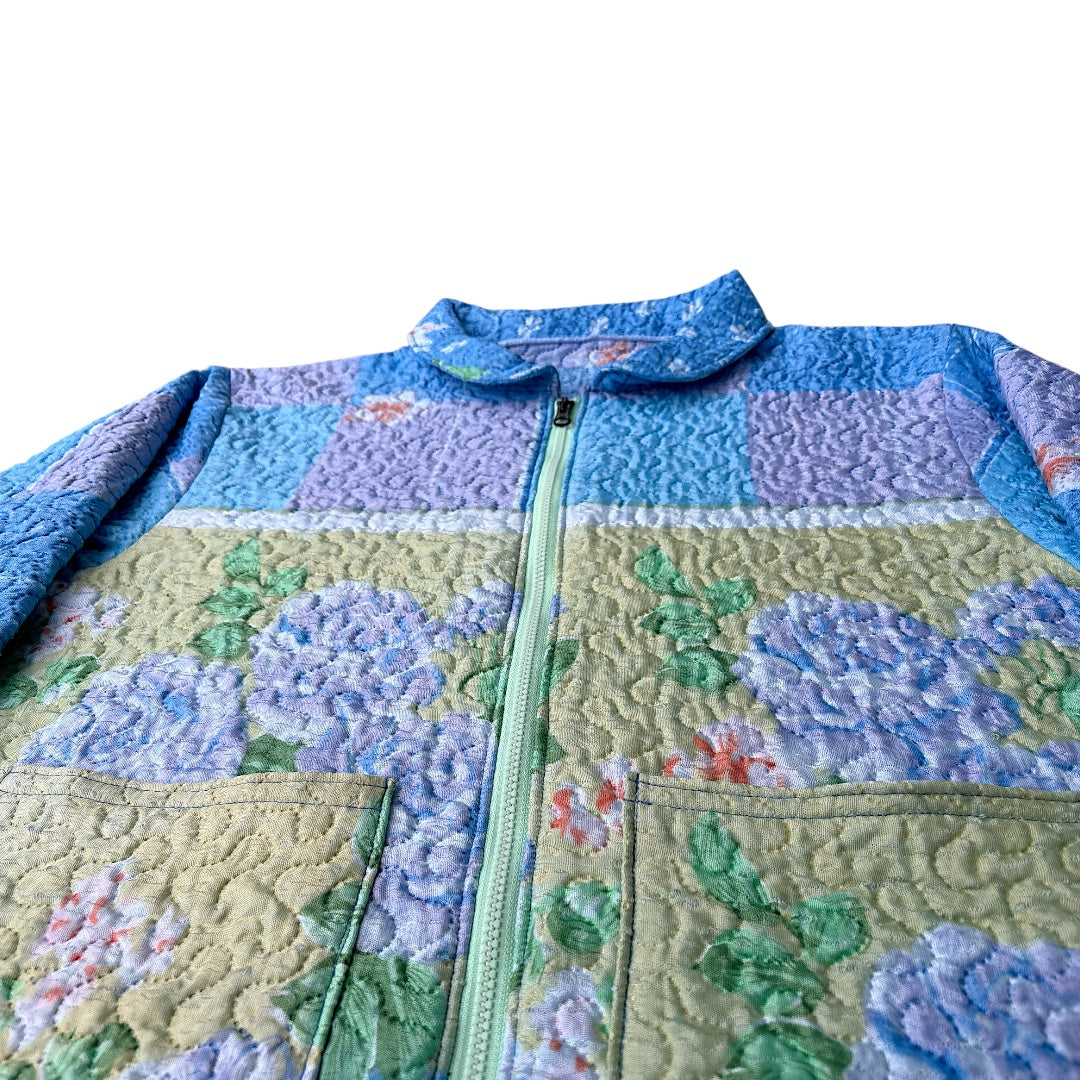 FLORAL QUILT JACKET - L