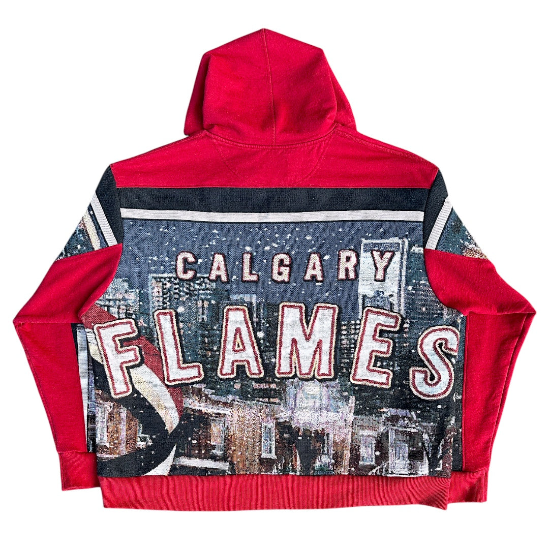 FLAMES HOODIE - XXL