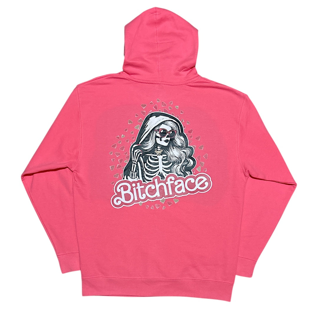 BITCHFACE  COLLABORATION HOODIE (Ghost Face) - L