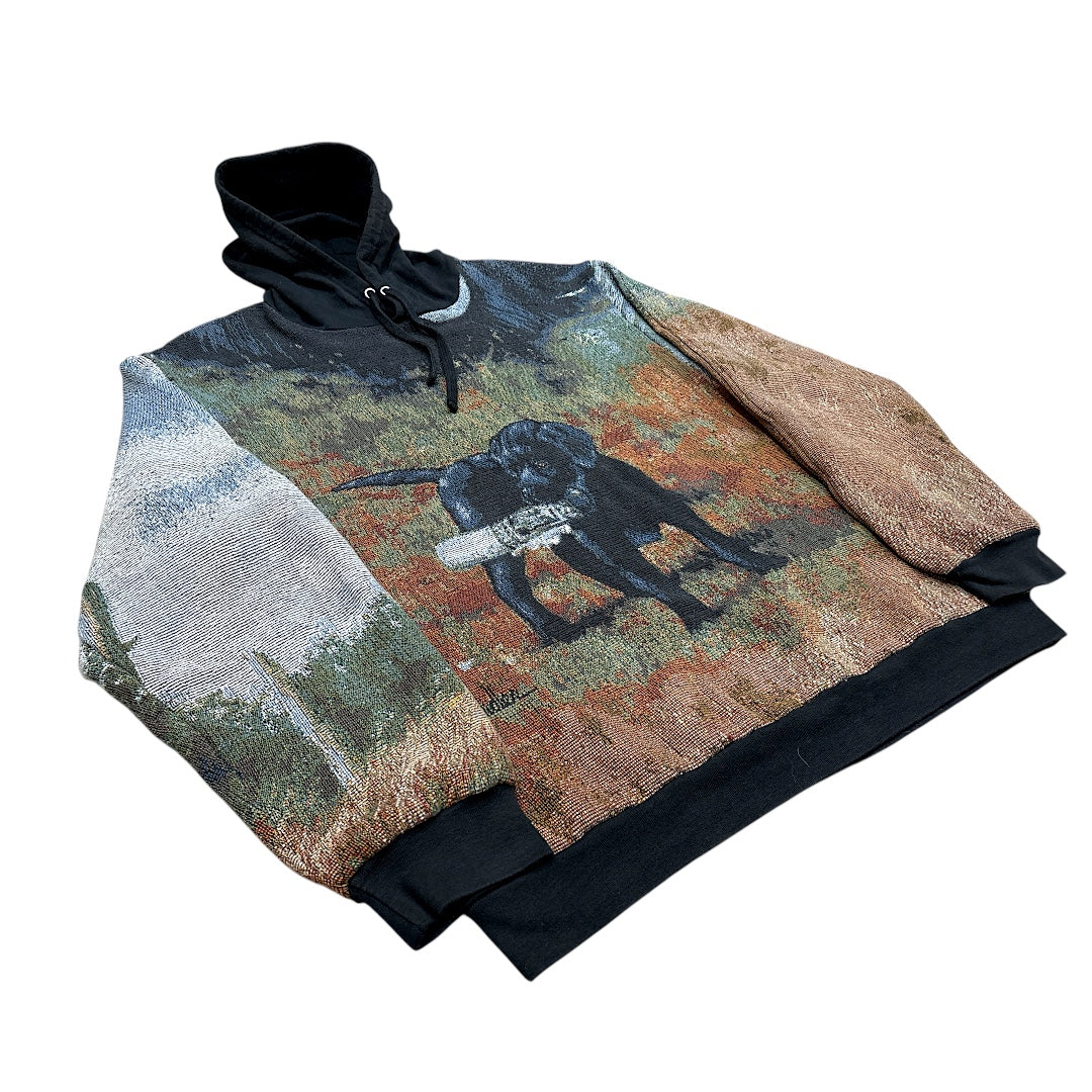 BLACK LAB HOODIE - XL