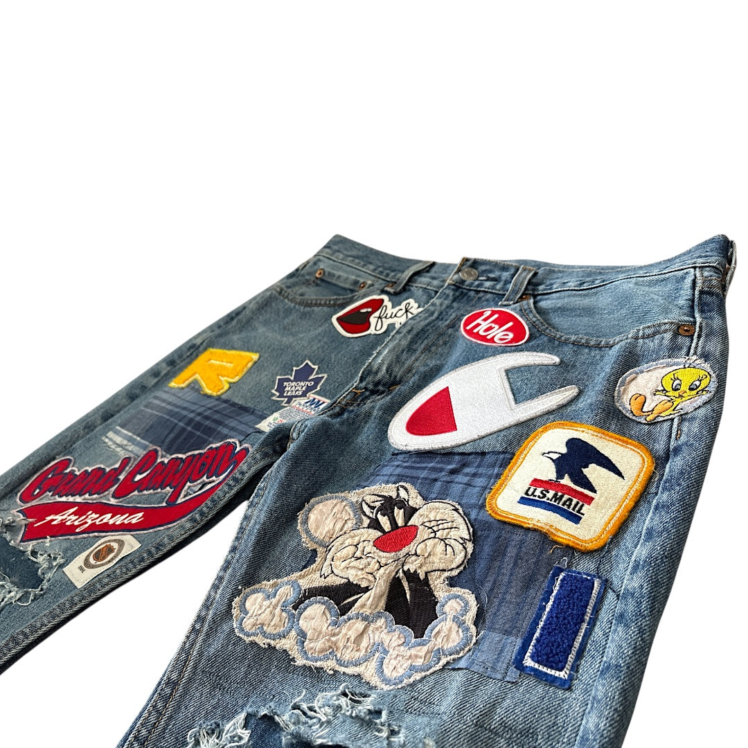 VINTAGE PATCHWORK JEANS