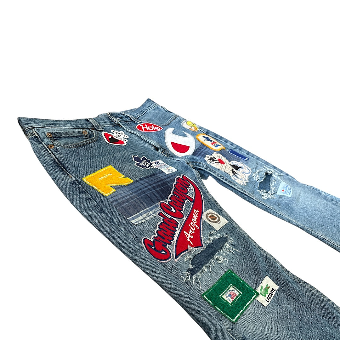 VINTAGE PATCHWORK JEANS